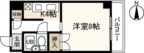 シャンティハイツの間取り画像