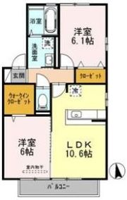 メゾン ド ル・レの間取り画像