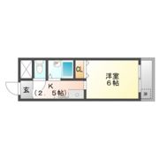 ラフィネ天満の間取り画像
