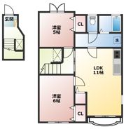 シャルマン横田の間取り画像