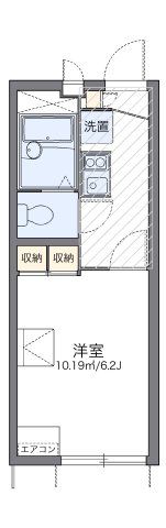 レオパレスシャトーナカジマC棟の間取り画像