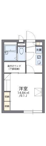 レオパレス富士見第二の間取り画像