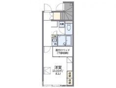 レオパレスさぬきⅡの間取り画像