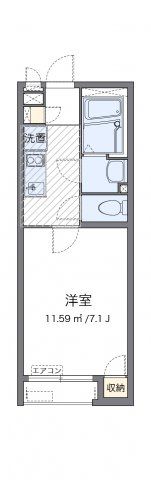 クレイノアイコーポ磯子の間取り画像