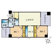 アトゥリエ薬院の間取り画像