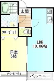 シエル蛍田の間取り画像