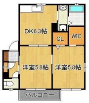 シャーメゾン吉田A棟の間取り画像