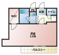 プラシードマンション中央の間取り画像