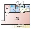 プラシードマンション中央の間取り画像