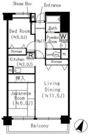 クリケットヒル富ヶ谷の間取り画像