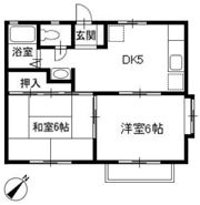 オークスA・Bの間取り画像