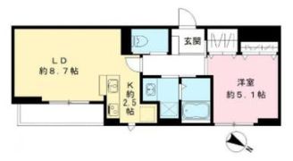 Blan cube 戸越公園の間取り画像