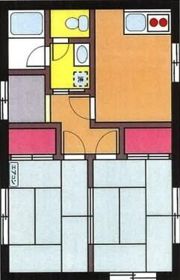 三崎町諸磯アパート B棟の間取り画像