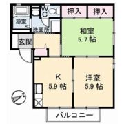 ディアスすぎB棟の間取り画像