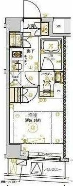 ドムス・スタイル武蔵小山の間取り画像