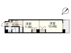 ル・クール上幟町の間取り画像