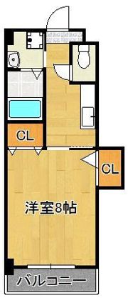 クレール花音の間取り画像