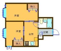 ラポルタイズミの間取り画像