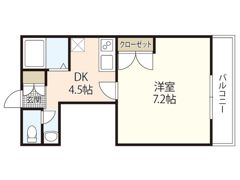 緑樹園コーポの間取り画像