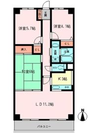 ラトゥール戸田の間取り画像