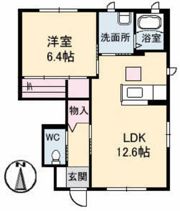 セントポーリア B棟の間取り画像