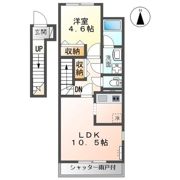 ヴェルジェⅤの間取り画像