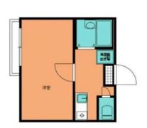Kマンションムサシの間取り画像