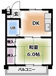 ビラビアンカの間取り画像