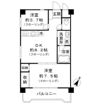 柿ノ木坂ロイヤルコーポの間取り画像