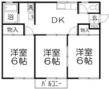 レジデンス藤の間取り画像