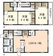 藤岡邸の間取り画像