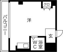 JPアパートメント守口Ⅵの間取り画像