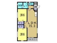 シャトレー福田地の間取り画像