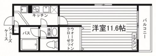 プエルラスクェアアコオⅢ番館の間取り画像
