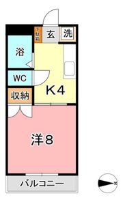 クリスタルハイツの間取り画像