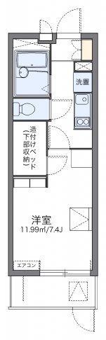 レオパレスライズ フリーの間取り画像
