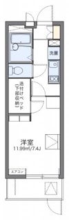 レオパレスライズ フリーの間取り画像