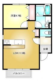 ル・シェルⅡの間取り画像