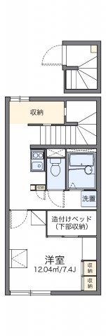 レオパレスフォ－レストⅡの間取り画像