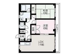 ハイライズ本多の間取り画像