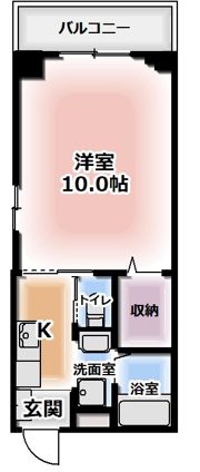 グランドコンポート谷町の間取り画像