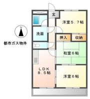 グランドールAの間取り画像