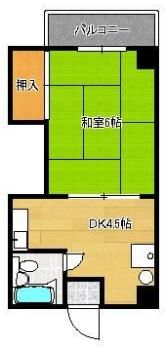 黒崎駅前グリーンビルの間取り画像