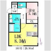 アプリーレ北仙台の間取り画像