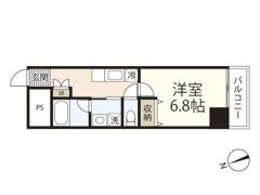 Pablo観音本町Ⅱの間取り画像