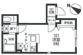 テラハウスの間取り画像