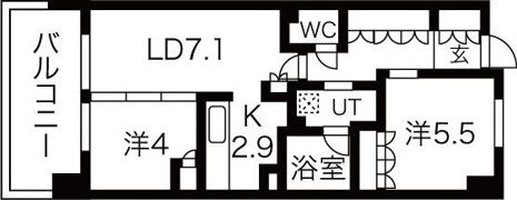 アーバンパーク淡路の間取り画像