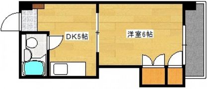 コーポ平和の間取り画像