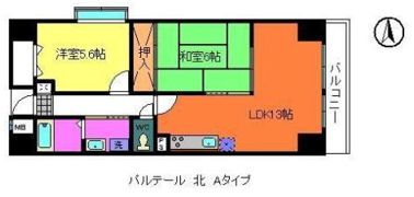 パルテール 北の間取り画像