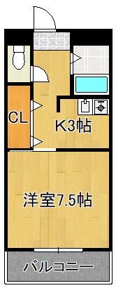 ピュアシティ小倉の間取り画像